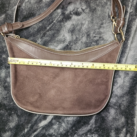 H&M Brown Suede Crossbody Bag - Picture 6 of 11